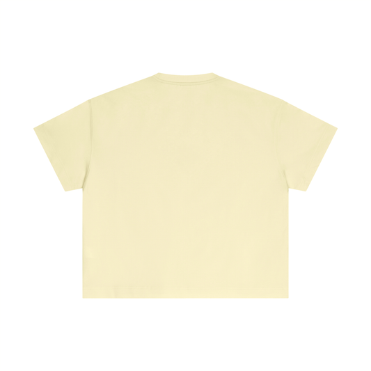 Cotton Boxy T-Shirt - Yellow