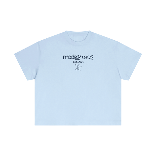 Classic Boxy T-Shirt - Light Blue