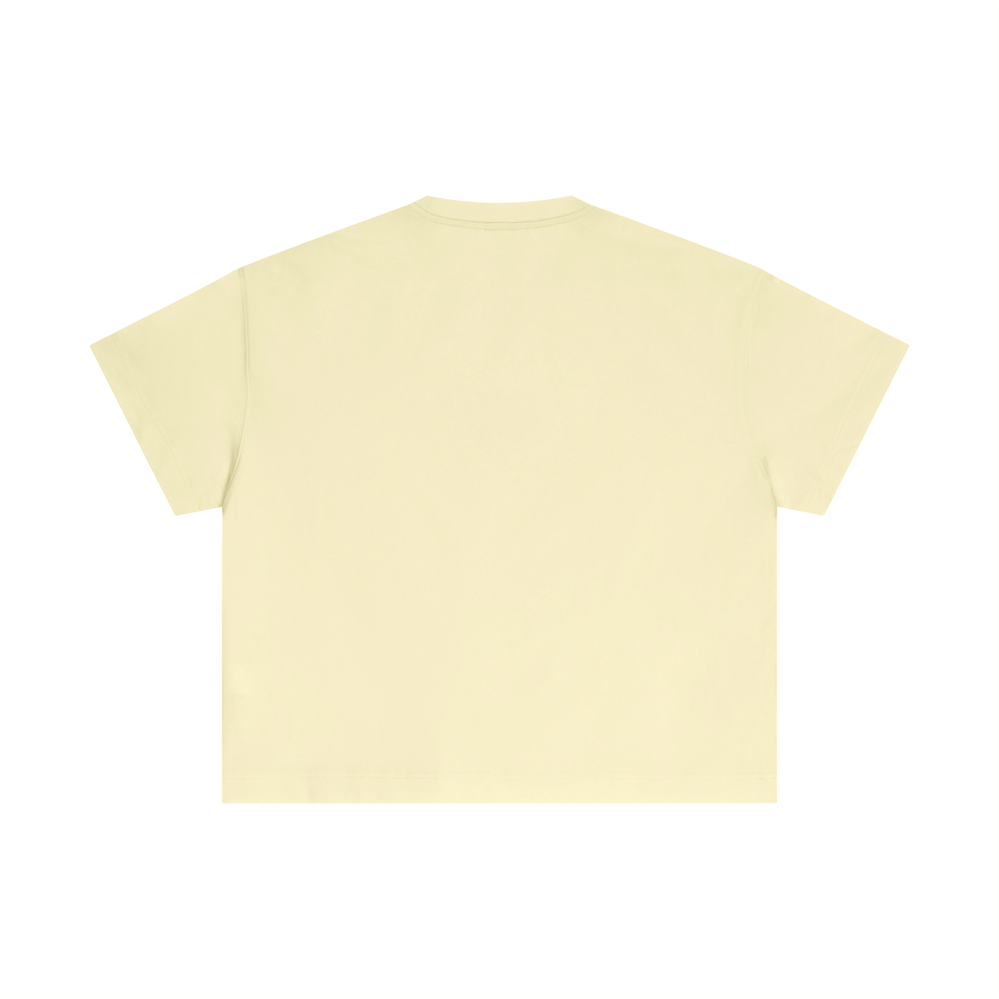 Cotton Boxy T-Shirt - Yellow